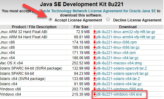 Download JDK